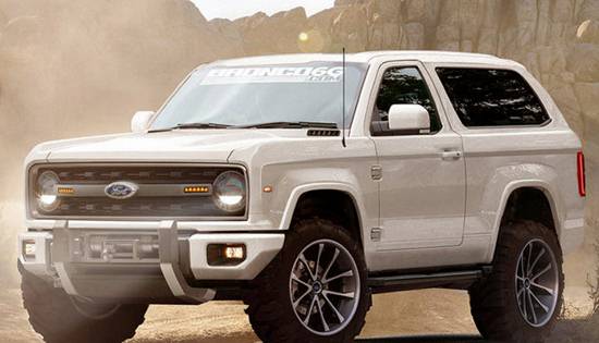 2019 Ford Bronco Rendered